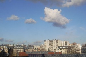 Clouds over paris