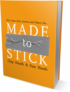 Book cover of 'Made to Stick'